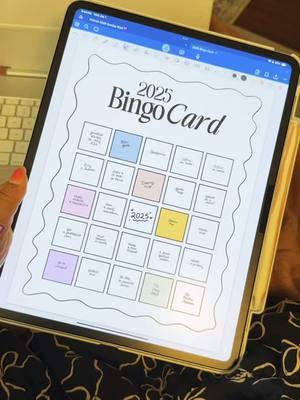 New Freebie 💕✨ Check your emails iPad Girlies!  #ipad #ipadpro #apple #2025bingocard #bingocard #manifest #visionboard #digitalplanner #ipadplanner #ipadgirlie 