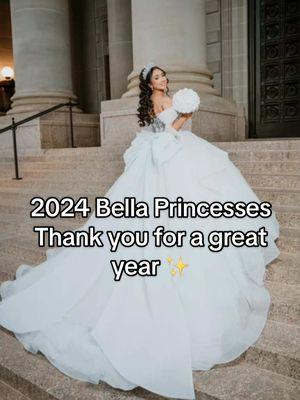 Thank you Bella Princesses 2024 for a great year ✨#bellastyleokc #shopokc #yestothedress #fyp #dresses #quinceaneradresses #15años #myquince #xvdress #quincelife #quinceañera 