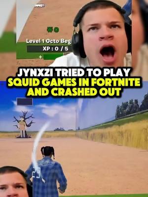 Jynxzi tries to play Squid Games in Fortnite and crashes out | #jynxzi #jynxziclips #jynxzifunnymoments #fortnite #squidgame #viral #fyp @Jynxzi 