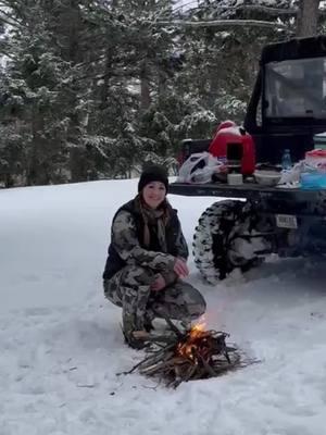 Winter wonderland with friends. #hunting #winterfit #kuiu #mountainhouse #kamikboots #fireplugs #polarisranger #mountainlife #offseason  #bojangleshorsecompany 