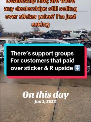 #onthisday The dealership I work at didn’t sell over MSRP #dealershiplife #tiktok #dealershiptiktok #upsidedown #sticker #nissan #honda @Rich Donmyer #jungle #loan 