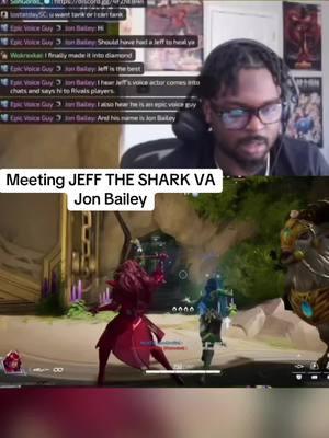 Got to meet the man behind the most evil character known to man😂 #marvelrivals #marvelrivalsgame #jeff #jefftheshark #scarletwitch #fyp #jonbailey #GamingOnTikTok #newyears @Epic Voice Guy 🦈 Jon Bailey 