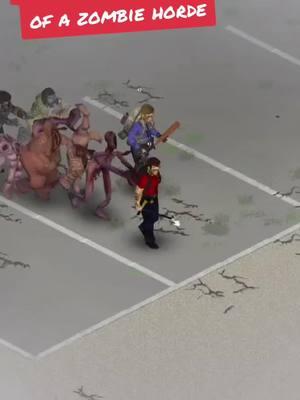 battle in the middle of a zombie horde #projectzomboid #projectzomboidmultiplayer #zombiegames #games #gaming #gamesontiktok #tiktokgaming 