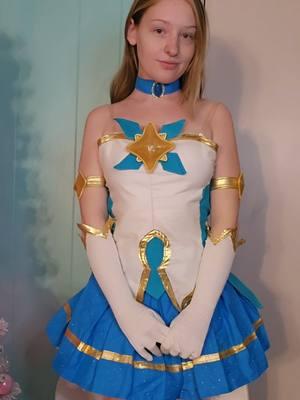 My star guardian soraka cosplay getting to see the light after many many years ✨️ I did make this!  #rainthekitten #leagueoflegends #soraka #cosplay #egirl #videogames 