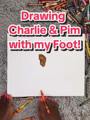 May this New Year bring friendships are strong as Charlie & Pim’s #SmilingFriends #Drawing #fyp #FootArt #Feet #Foot #Foryou #CharlieAndPim #FootArtist #sketch #artistoftiktok #NewYear2025 #viral #VinventVanTOES