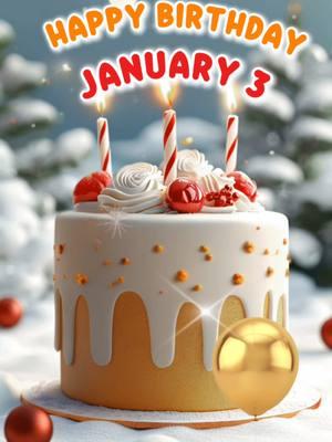 3 January Happy Birthday Song🎵 Happy Birthday WhatsApp Status 🎊 Happy Birthday Wishes 🎂 Join our community in sharing joy 🤩 #birthdaybyday #happybirthday #january3 #january3rd #3january #january3birthday #birthday #january #hbd #januarybirthday #birthday #birthdays #januarybirthdays #birthdaycake #celebrationavenue  #birthday #birthdaystatus #birthdaywishes #birthdaygreetings #happybirthdaysong #happybirthdaywishes #happybirthdaytoyou #happybirthdaytome #birthdaygreetings #birthdaygift  #birthdaygirl #birthdayboy #itsmybirthday #ai #aimusic #aiartwork #winterbirthdayparty #newyear