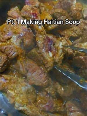 Haitian Soup Joumou 🇭🇹#haitiansoup #independenceday #soup #pumpkinsoup 