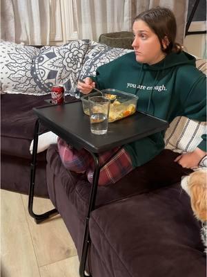 Mags just trying to eat 😂 She LOVES her tv tray 🥰  #HUANUO #adjustabletable, #table #TikTokShop #beautifulyou #falldealsforyou #tiktokpartner   #fyp #fy #fypシ #viralvideo #TreasureFinds #partywithpopilush #CrocsSuperBrandDay #holidaygift #tiktokmademebuyit #Fallfreshness #Falloutfits #Earthtone #holidayhaul #giftideas #NewYear #gift #fypppp 