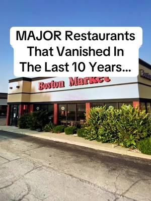 These Restaurants Recently Vanished… #restaurant #closing #closed #bankrupt #economy 