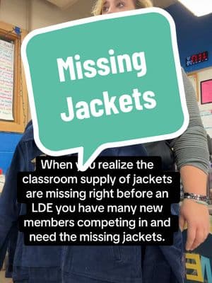 The case of the missing jackets. #teachag #ffa #agteacher #officialdress #ffajacket