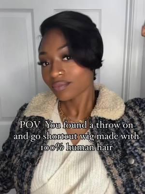 GRWM to install this Mature Style Pixie Wig! - Hair：Mature Boss Style Affordable Pre-styled Short Pixie Cut Glueless HD Lace Wig Pre-Cut Lace Search it on our website on my bio link to order✨ - #luvme #luvmehair #luvmeglueless #luvmereview #luvmeforyou #wig #wigs #hair #hairstyle #hairstyles #glueless #glulelesswig #blackgirlmagic