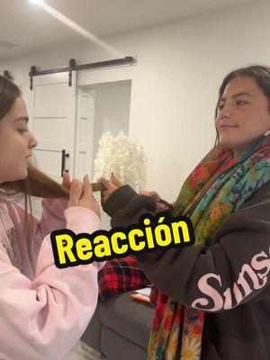 Alisson reacted to Emily’s new hair #reaction #emily #alisson #sisterforever #sisters #herreaction @✨Ali✨ @Yailenysr 