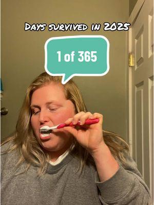 I even managed to remember to brush my teeth before bed 😊✨ it’s the little things. #survive2025 #smallstepsforbigchange #SelfCare 