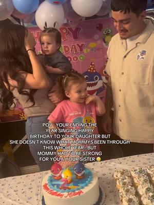 2024 the only happiness you brought was giving me another princess and to continue living life strong as I can with my both of my daughters…never settle for less.. know your worth and speak up… postpartum depression comes & goes, not feeling yourself, not knowing your worth, having to compare yourself to others isn’t right.  feeling like your not enough for your partner sucks… I just really hope 2025 treats me better and I can really be happy not just for myself but for my daughters… I’ll try for my little family but 2024 showed me a lot of why keep trying? When history keeps repeating itself… I don’t want to run because of my kids.. I want to try…. But the pain inside and having to worry every second isn’t worth it… I just “ HOPE “ things change…. But my worth as a mother will never CHANGE… I struggle for my babies and I’ll always make sure they are good 🤍 TO MY GIRLS JUST KNOW MOMMY ALWAYS HAVE YOUR BACK AND WE WILL GET THROUGH WHATEVER BATTLES COMES MOMMY’s WAY ✨ #fyp #MomsofTikTok #realtionshipproblems #relationshipadvice #bestrongforyourself #knowyourworth 🫶🏻