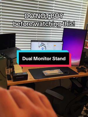 Only $45 for the next 24 hours! Snag your dual monitor arm mount before it’s gone! #monitorarm #monitor #desksetup #GamingSetup #setup #pc #gaming #techtok #tech #tiktokshopfinds #officedecor #homedecor #ttsdelightnow #giftguide 