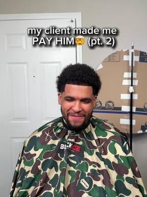 My Client Made Me Pay Him pt 2 😭 #columbiamobarber #kansascitybarber #stlbarber #moberlybarber #springfieldmobarber #jeffersoncitymobarber #fultonmobarber #ashlandmobarber #stcharlesmobarber #holtssummitbarber #newyorkcitybarber #houstonbarber #atlantabarber #losangelesbarber #dallasbarber #seattlebarber #chicagobarber #miamibarber #nashvillebarber  #phoenixbarber 