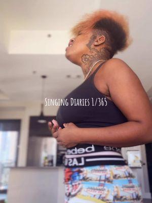 Singing Diaries 1/365 Join me on my journey to vocal greatness as I post a video of me singing every day this year! Let's make this a year of growth and music! 🎶💖Dont mind my #hair #SingingDiaries #singing #365DaysOfSinging #MusicGoals #dailysinging #FollowMyJourney #facetattoosquad #brooklyn #explorepage #foryou #4upage 