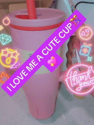 shout out to @KISSKIND for this cute cup/tumbler 💖  #PinkTumbler #TumblerAesthetic #40ozCup #PinkDrinkware #TumblerAddict #AestheticVibes #HydrationGoals #StayHydrated #TumblerObsessed #fyp 