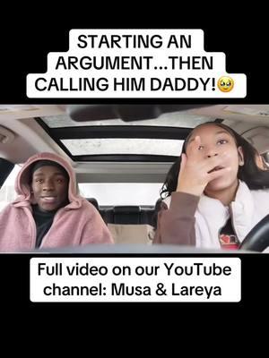 STARTING AN ARGUMENT...THEN CALLING HIM DADDY!🥹 #prankvideo #startinganargument #callinghimdaddy #couplepranks #funnycouplemoments #relationshippranks #prankwars #couplechallenge #viralprank #funnyreaction #boyfriendprank #relationshipgoals #prankgonewrong #hilariousprank #trendingprank #couplecontent #youtubepranks #couplegoals #prankideas #reactionvideo