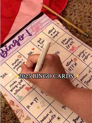 We stay delusional around here 💃🏻✨💕 #bingo #bingocard #bingovisionboard #2025bingo #2025visionboard #bingoideas #visionboards #newyearsresolution #goalsetting #plussizecontentcreator 