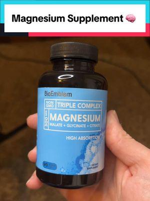 The only supplement you need #bioemblem #magnesium #supplements #energy #stress #anxiety #healthcare 