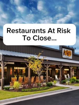 Restaurants At Risk To Close… #closed #economy #bankruptcy #restaurant #2025 