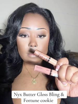 First makeup vid of 2025. Nyx butter glosses I’m trying for the first time.  #happynewyear #nyx #buttergloss #makeuptutorial #makeup #blackgirlmakeup #latinamakeup #makeupfyp #2025 