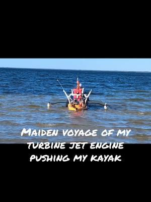 First time out on the maiden voyage of my turbine jet powered kayak! Thanks @Tower/N/Bobo for your extra video support. #fun #jet #turbine #jetpower #kayak #beach #panamacitybeach #wind #noise #jetlife 