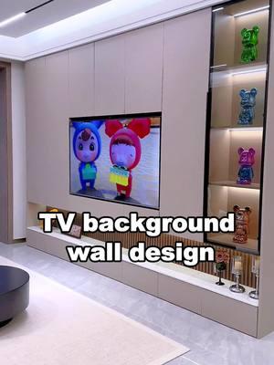 Full wall TV cabinet design#tvwall #tvcabinet #tvcabinets #tvcabinetdesign #cabinetmaking #buildingmaterials #walldesign #renovation #deco #harmercoverings #aleadtrend 