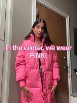 I needed more color to my coat closet anyway 💕💗💓🌸 #winter #coat #wintercoat #jacket #winterjacket #puffer #mademyyear #pink #pinkcoat #pinkjacket #parka #pinkparka