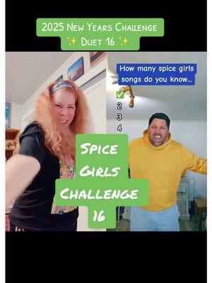 #duet with @Mark Billett #spicegirls let’s go! How many do you know? #2025newyearsduetchallenge #duet16 #newyears #welcome2025 #happynewyears #ouranhighschoolhostclub #sportyspice #babyspice #scaryspice #poshspice #gingerspice 