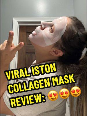 YES. THIS MASK IS EVERYTHING. ✨🎉😍   #ISTON #collagenmask #viralmask #viralfacemask #happynewyear #newyearnewskin #2025 #happynewyear #collagen #hydration #firming #glazeddonutskin 