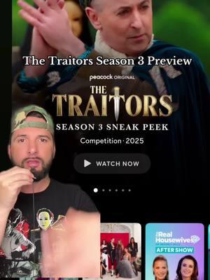 Tom Sandoval drama scandal on episode 1 of The Traitors Season 3 in new season sneak peek preview #thetraitors #traitorsus #greenscreen #realitytv 