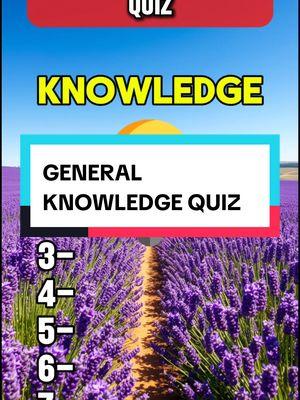 General knowledge quiz, can you score 7/7? #quiz #quizzes #quiztime #funquiz #generalknowledge 