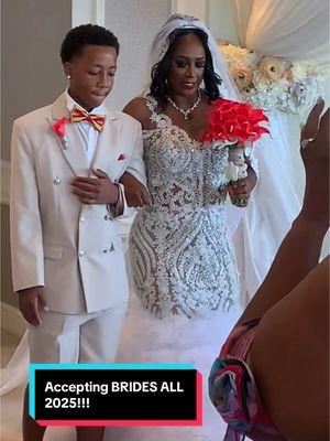 Allow us to be a part of your wedding day see T Michelle Couture accepting Bride 25 #fashiongirlies #dressdesigner #blackbrides #customweddingdress #customgown