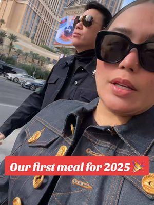 Our 1st Meal for 2025 🥳🎉 #newyear #hny2025 #happynewyear #hello2025 #vegas #kimsdiary 💖