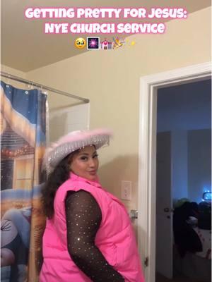 Ended and started my year PRAISING MY JESUS 🥹🎆💒🎉✨ #fyp #trending #viralvideo #christian #christiantiktok #christianity #christiangirl #christiantok #jesus #makejesusviral #happynewyear #barbie #cowgirl #pink #blessed #jesussaves #outfit #outfitinspo 