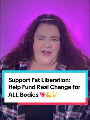 Hey friends, this is one of the most important things I’ve ever asked for. 💖 For years, I’ve been fighting for fat liberation—advocating for better representation in travel, healthcare, and mental health, and building resources for fat folks to thrive. But I’ve hit a point where I can’t do it alone anymore.⁣⁣ ⁣ Your donations will help fund real, impactful change—things like gathering data on fat experiences, creating resources to combat fatphobia, and hosting events that inspire and empower. 🌟 This isn’t just about me. It’s about creating a world where ALL bodies are respected and celebrated.⁣⁣ ⁣⁣ If my content has ever inspired you or made you feel seen, I’m asking for your help now. Every single donation—no matter the amount—keeps this mission alive. And if you can’t donate, sharing this campaign with others means everything.⁣⁣ ⁣⁣ Let’s make 2025 the year we change the world for fat people. Let’s keep fighting, together. 💪💜 Click the link in my bio to support. ⁣⁣ •⁣⁣ •⁣⁣ •⁣⁣ #FatLiberation #RepresentationMatters #TogetherWeRise #GoFundMe #FundraiserForChange #CrowdfundForGood #SupportTheMission #CommunitySupport #DonateNow #FundTheFuture #TogetherWeCan #EveryDollarCounts #SupportThisCause #ChangeStartsHere #FatLiberation #BodyEquality #BodyEqualityInTravel #PlusSizeTravel #RepresentationMatter #FatEmpowerment #EndFatPhobia #FatAndFree #FatCommunitySupport #ChallengingBias #FuelFatLiberation #CrowdfundingForChange #SupportBodyEquality #FuelTheFatCommunity #EqualityForEveryBody #FearlessFatAdvocacy #Fyp 