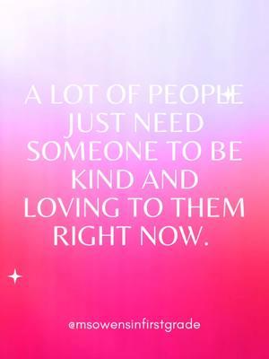 ✨As we go into 2025 this is your PSA to keep being kind and loving because we can’t do this profession alone!✨ #teacher #teacherlife #teach #teachers #teachersoftiktok #teaching #firstgrade #firstgradeteacher #kindergartenteacher #teacherlife #teaching #teachersupporteachers #teachersfollowteachers #teachersfollowingteachers #teachertok #teachersbelike #teachertiktok #firstyearteacher #newteacher #newteacherlife #studentteacher #studentteaching #studentteacherlife #kindness #bekind 