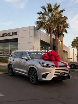 Picking up your Lexus TX and the red bow makes it even more special 🥰 #longolexus #lexustx #luxurycars #momcar #lexusgirl #suv #lexuscar #lexussuv #cartour #newcar #lwatxchallenge @Lexus Western Area 