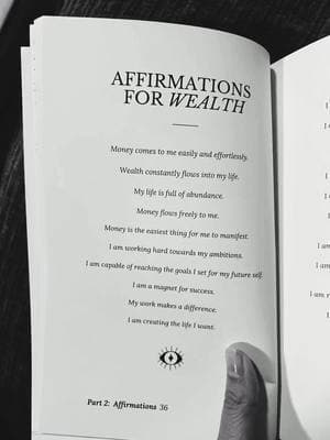 “💸 Manifesting abundance starts with your mindset! 🌟 #WealthAffirmations #AbundanceMindset #ManifestYourDreams” #2025goals  #365journal #the365journal #affirmations #manifestation 