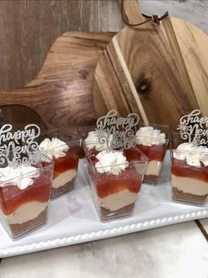 Who knew no bake cheese cake could taste so good😋 • • #dessertshooters #dessertcups #cheesecake #guava #newyears #happynewyear #happyholidays #newyear #selftaught #baker #treatmaker #homebakery #explorepage #fyp #foryoupage #supportsmallbusiness #smallbusinessowner #orlandobaker #instadaily #shoplocal #shopsmall #reels #instareels #reelsofinstagram #bts