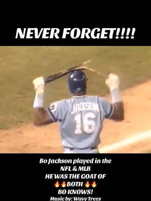 BO JACKSON PLAYED IN BOTH THE NFL & THE MLB & was the GOAT OF BOTH!!! NEVER FORGET THAT!!!! - #MLB #fypシ #rb #sportscenter #nfl #MLB #goated #him #raiders #royals #oakland #kansascity #legend  - I don’t own these videos  - @Las Vegas Raiders 