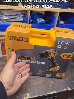 Introducing the Alloyman 20V Cordless Impact Wrench—a powerhouse tool delivering up to 480 ft-lbs (650Nm) of torque. With a variable speed trigger reaching up to 2000 RPM, it’s perfect for tackling tough jobs with precision. Equipped with a 4.0Ah lithium-ion battery and a bright LED light, this impact wrench ensures you can work efficiently, even in low-light conditions. Ideal for automotive repairs, construction projects, and DIY enthusiasts seeking reliability and performance in a compact design. #AlloymanTools #ImpactWrench #CordlessTools #PowerTools #DIYProjects #AutomotiveRepair #ConstructionTools #ToolEnthusiast #HomeImprovement #WorkshopEssentials