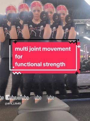 multi joint compound exercise #trending #gym #compoundinterest #strengthtraining #keytohappiness #FitTok 