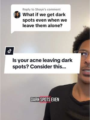 Replying to @Shaye is your acne leaving a dark spot? Thats post inflammatory hyperpigmentation! ##acneserum##darkspotserum##darkspottreatment##pih##pimplepopping##darkspot