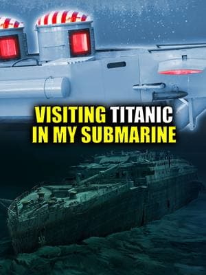 Visiting Titanic In My Submarine 👍- Now That Was Good. 👍 #submarine #underwater #adventure #scuba #scubadiving This is for the "are you visiting the titanic" trolls and a joke