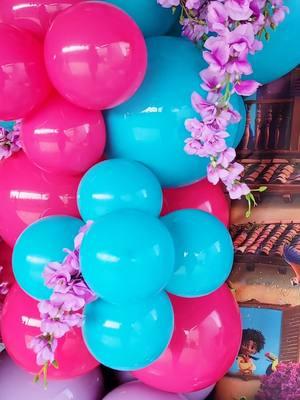 Take a look at this beautiful set-up we did for an Encanto birthday party. It came out truly amazing and we hope our client loved it! #encantobirthday #encantoparty #balloongarland #tuftexballoons #tuftex #birthdayparty #sandiego #eventdecorator 