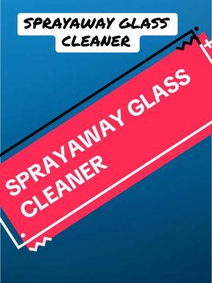 Spray away glass cleaner #cleanglass #windowscleaner 