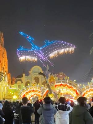 Fire-Breathing Dinosaur Drone Show at Dino Water Town! 🦖✨ #NewYear #DroneShow #TravelChina #ChinaDinosaurPark #常州